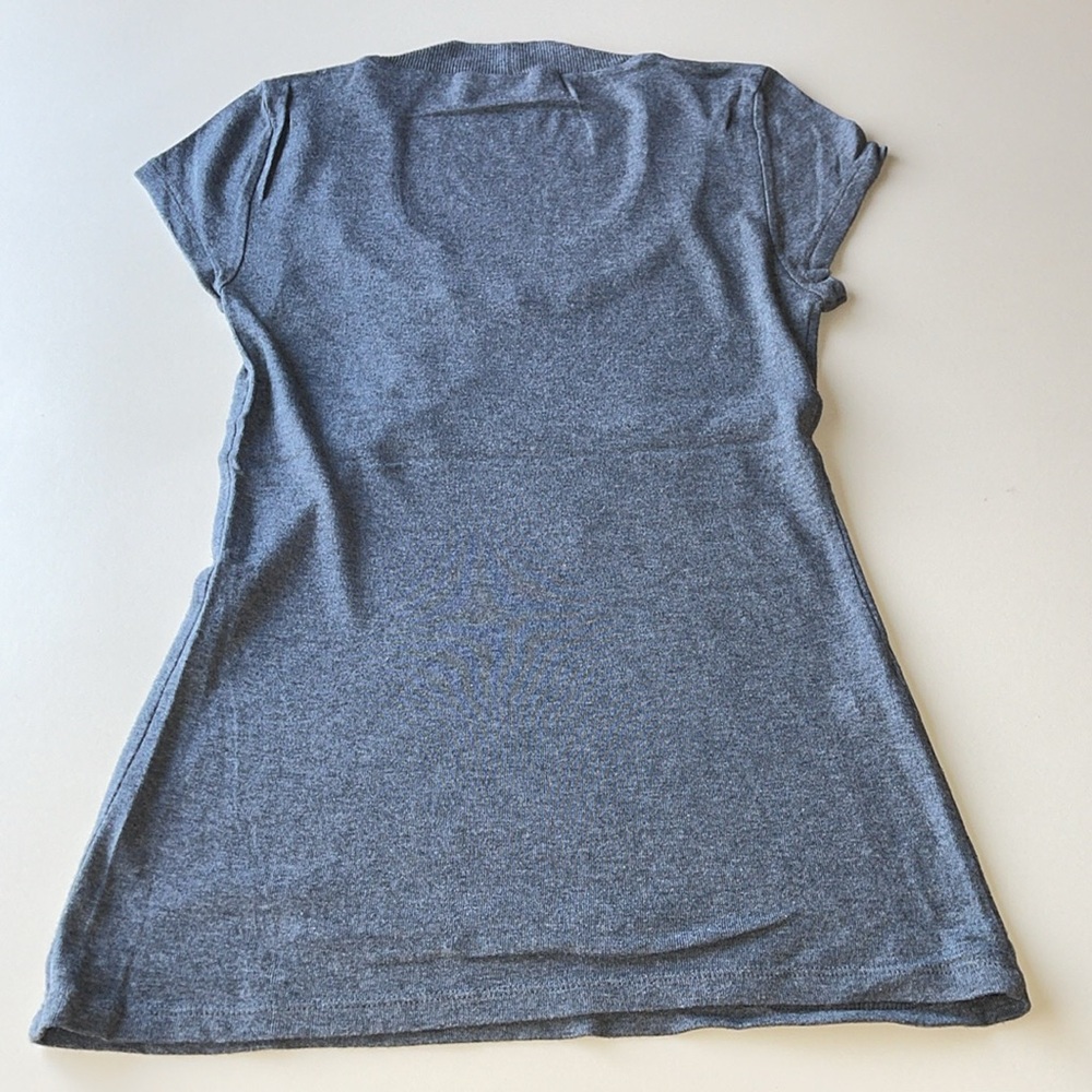 Express Sexy Basics Scoop Neck T-Shirt in Gray - Picture 4 of 6